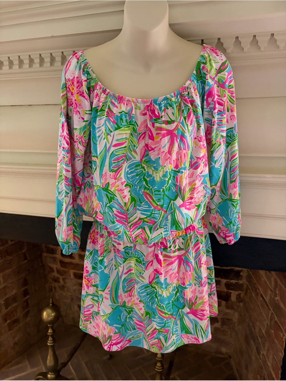 Lilly Pulitzer Lana Skort Romper Pop up Lilly of the Jungle Sz Medium NWT $ 138